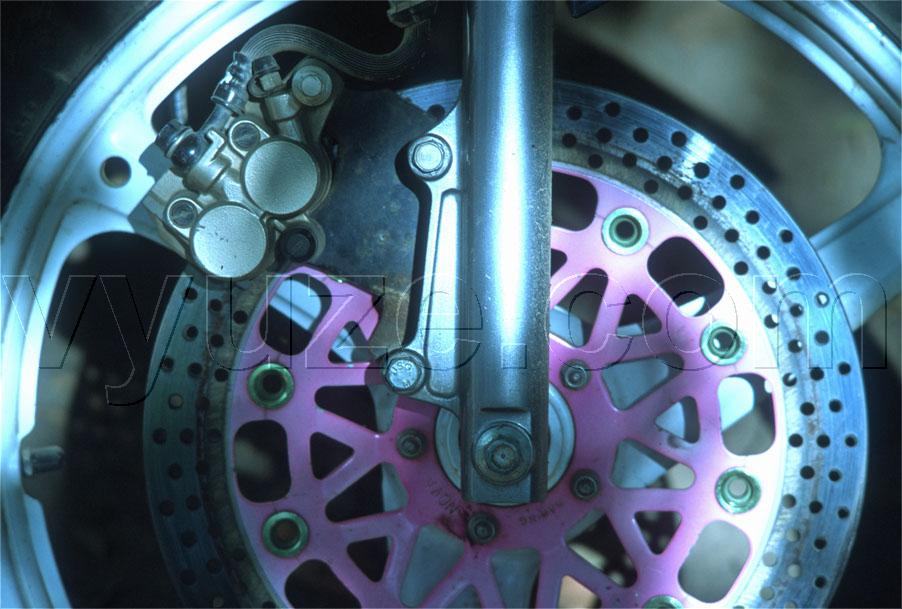Detail of motorbike / Location: Laos