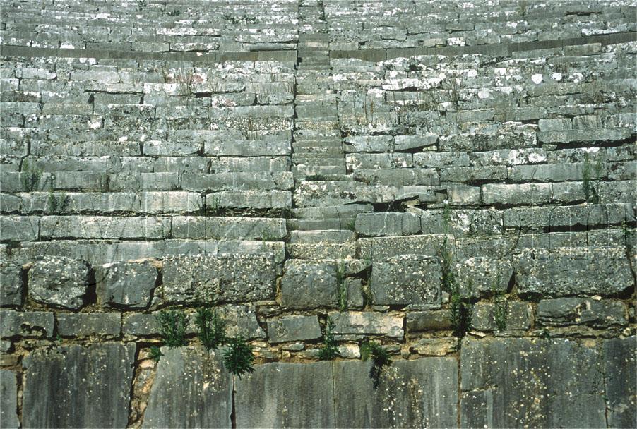 Detail of the theatre, Dodoni / Location: Dodoni, Greece