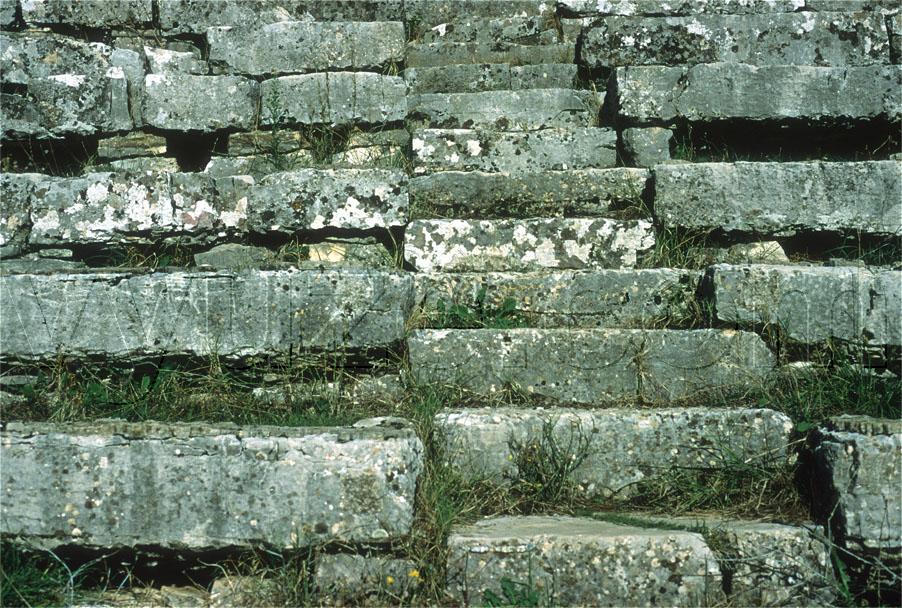 Detail of the theatre, Dodoni / Location: Dodoni, Greece