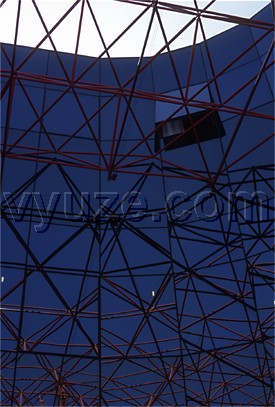 Hotel frontage reflecting canopy / Location: Ronda, Andalucia, Spain