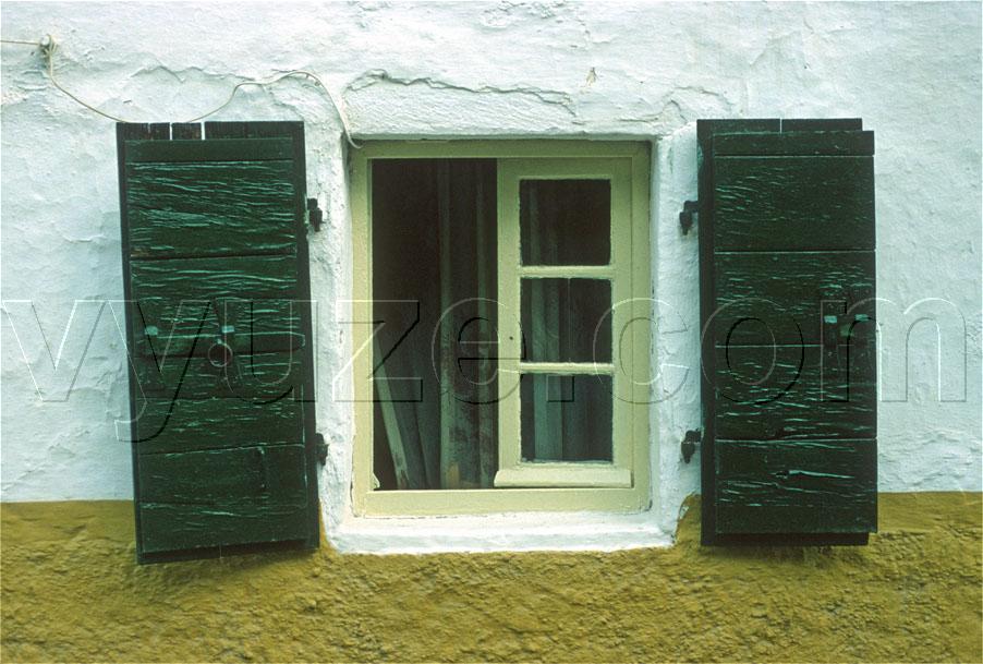 Shutters - open / Location: Greece