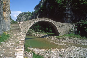 Stone arch bridge