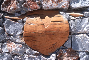 Wooden heart